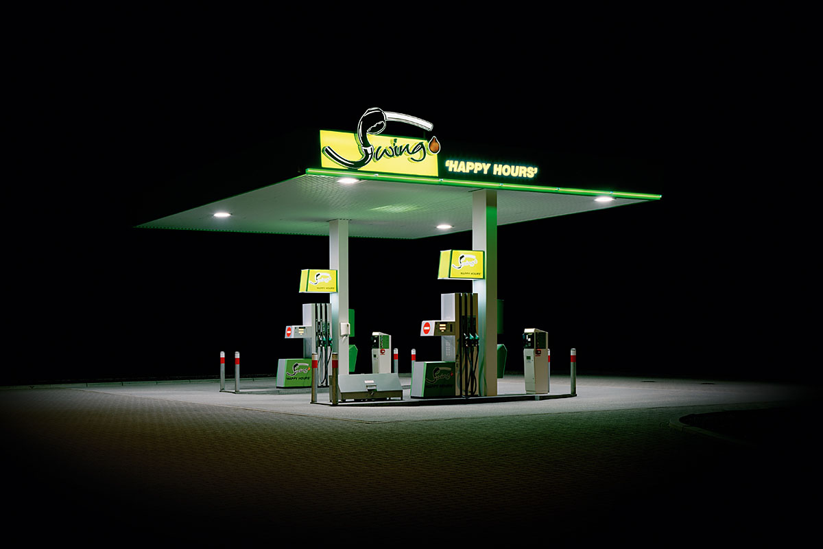 Petrol Stations Serie, Tankstelle,, Leissring, Serie